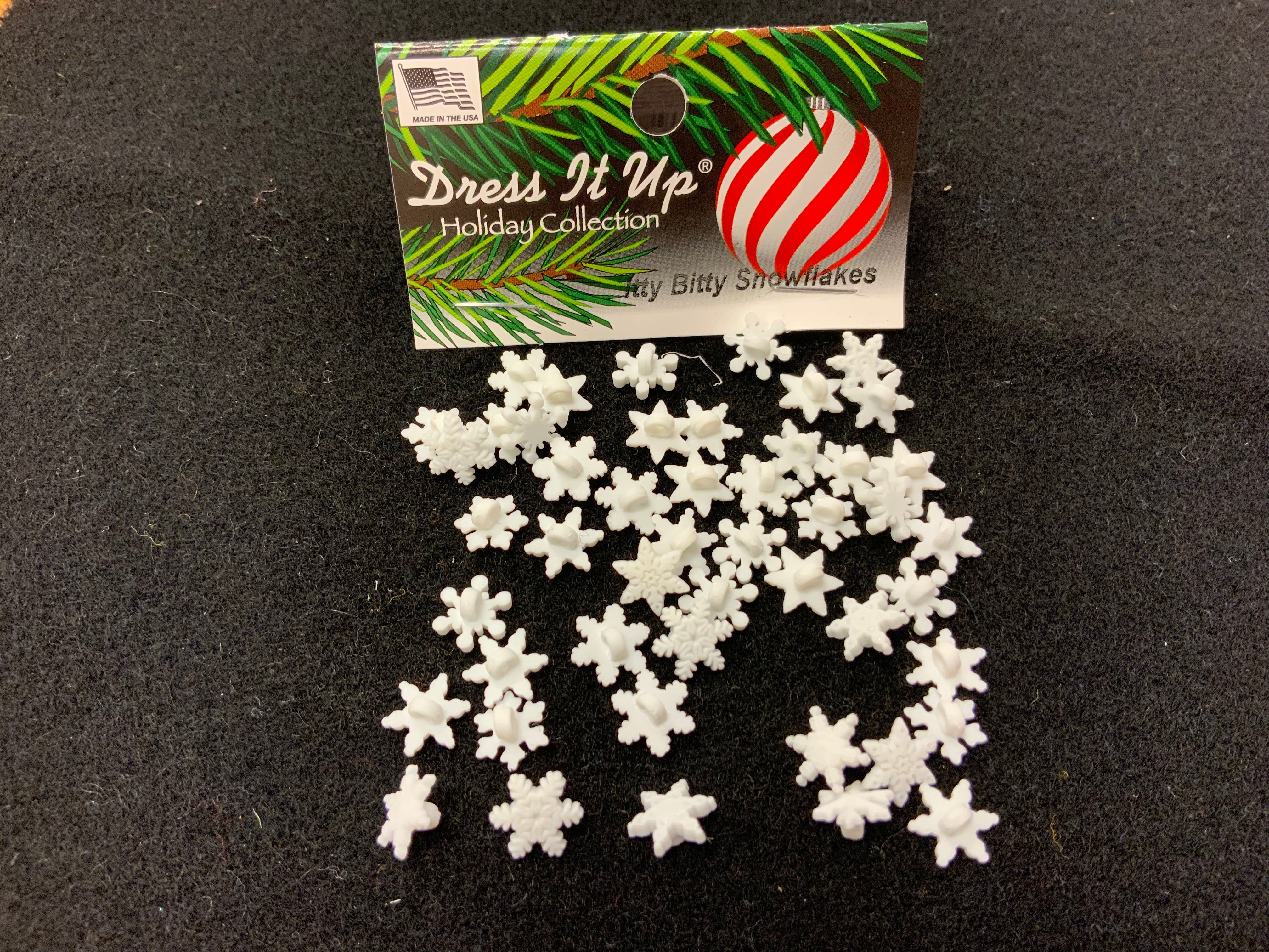 Itty Bitty snow flake buttons – Searsport Rug Hooking