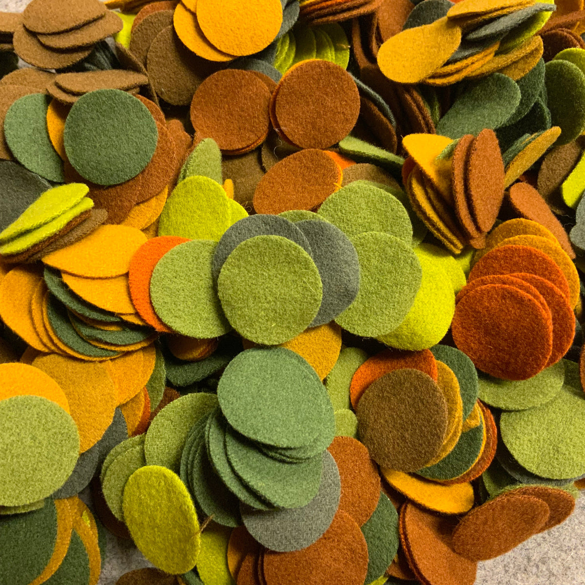 1 inch pre cut Pennies by Color - Searsport Rug Hooking