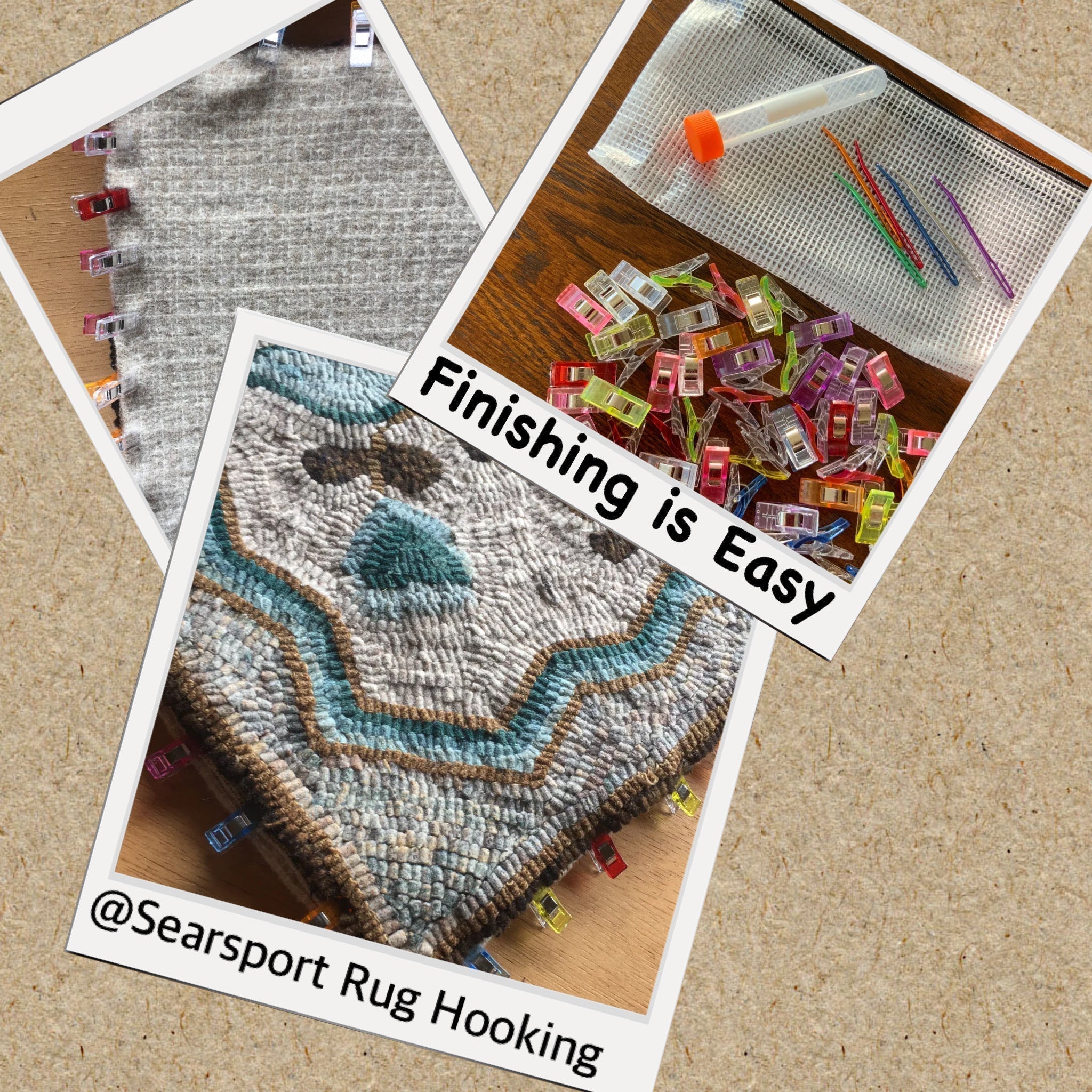How to Finish a Hooked Rug: Our Favorite Ways