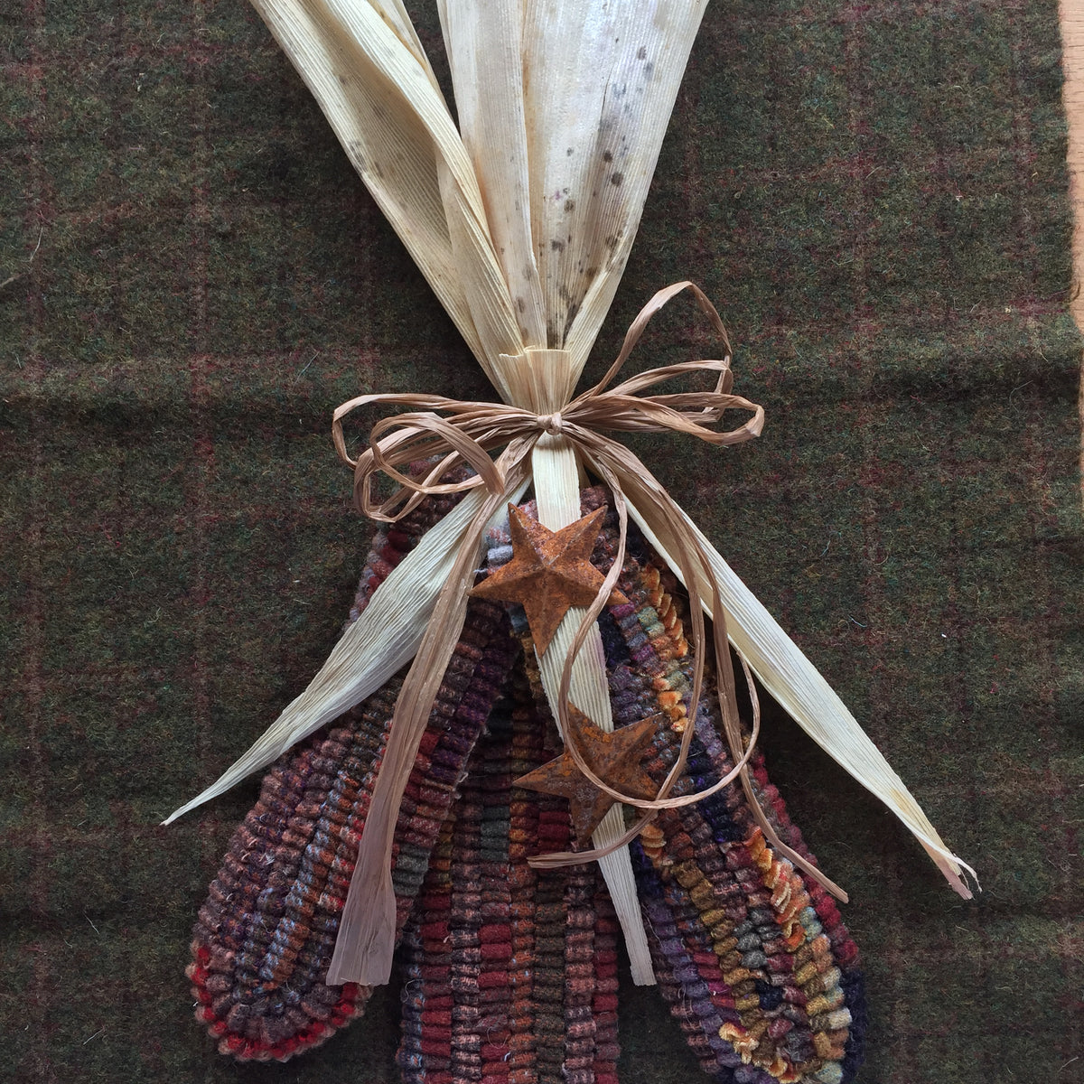 New Flatties Indian Corn kits – Searsport Rug Hooking