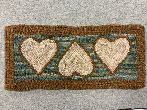 Three Hearts Pattern  8x18
