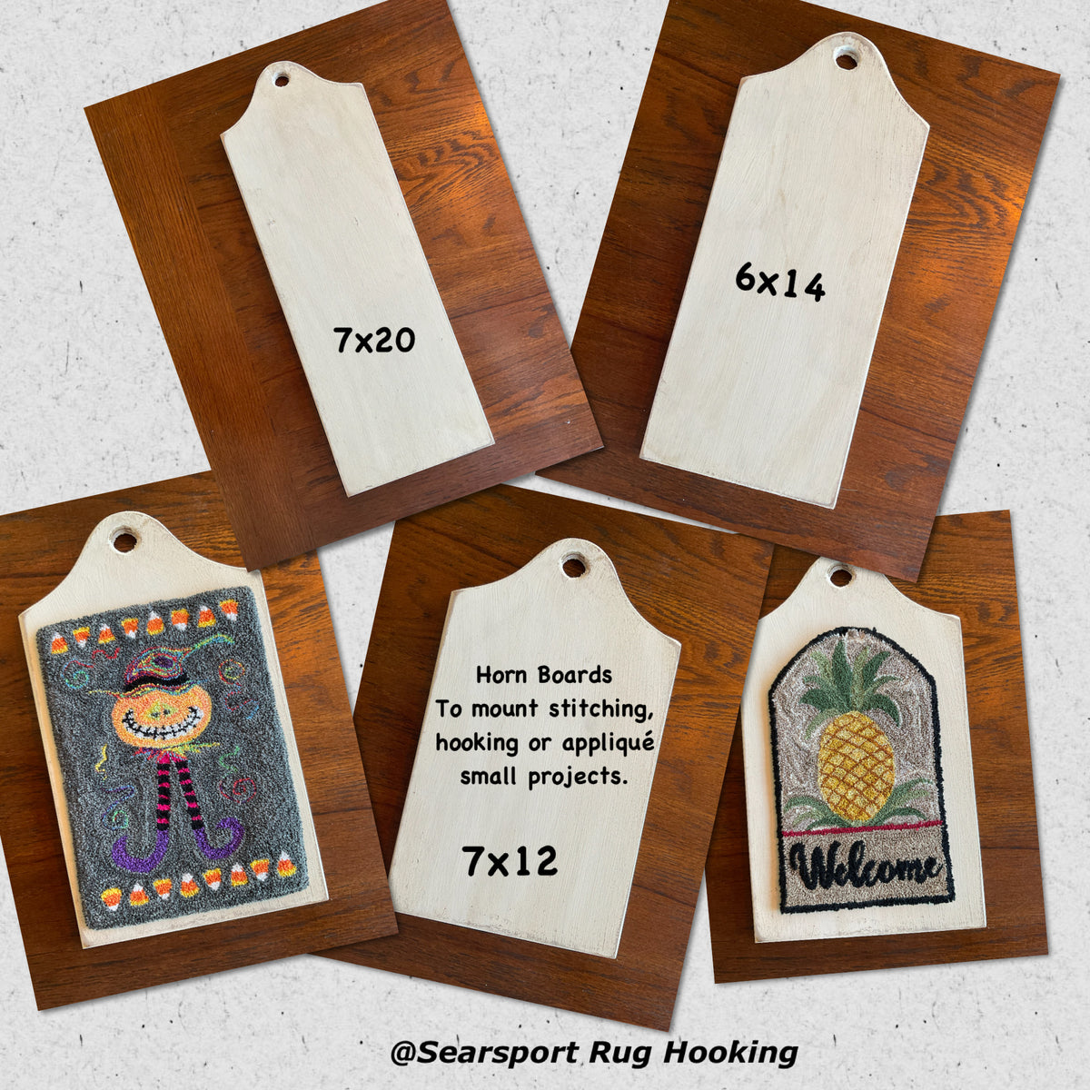 Neil’s Large Tavern or Horn Boards – Searsport Rug Hooking