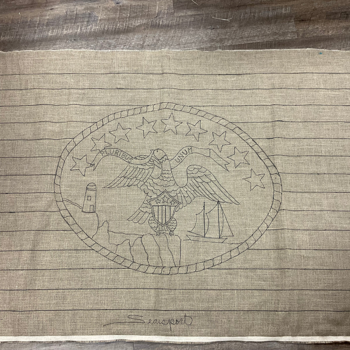 Americana Eagle – Searsport Rug Hooking