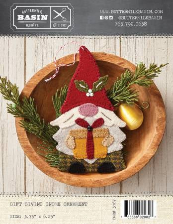 Gift Giving Gnome Ornament