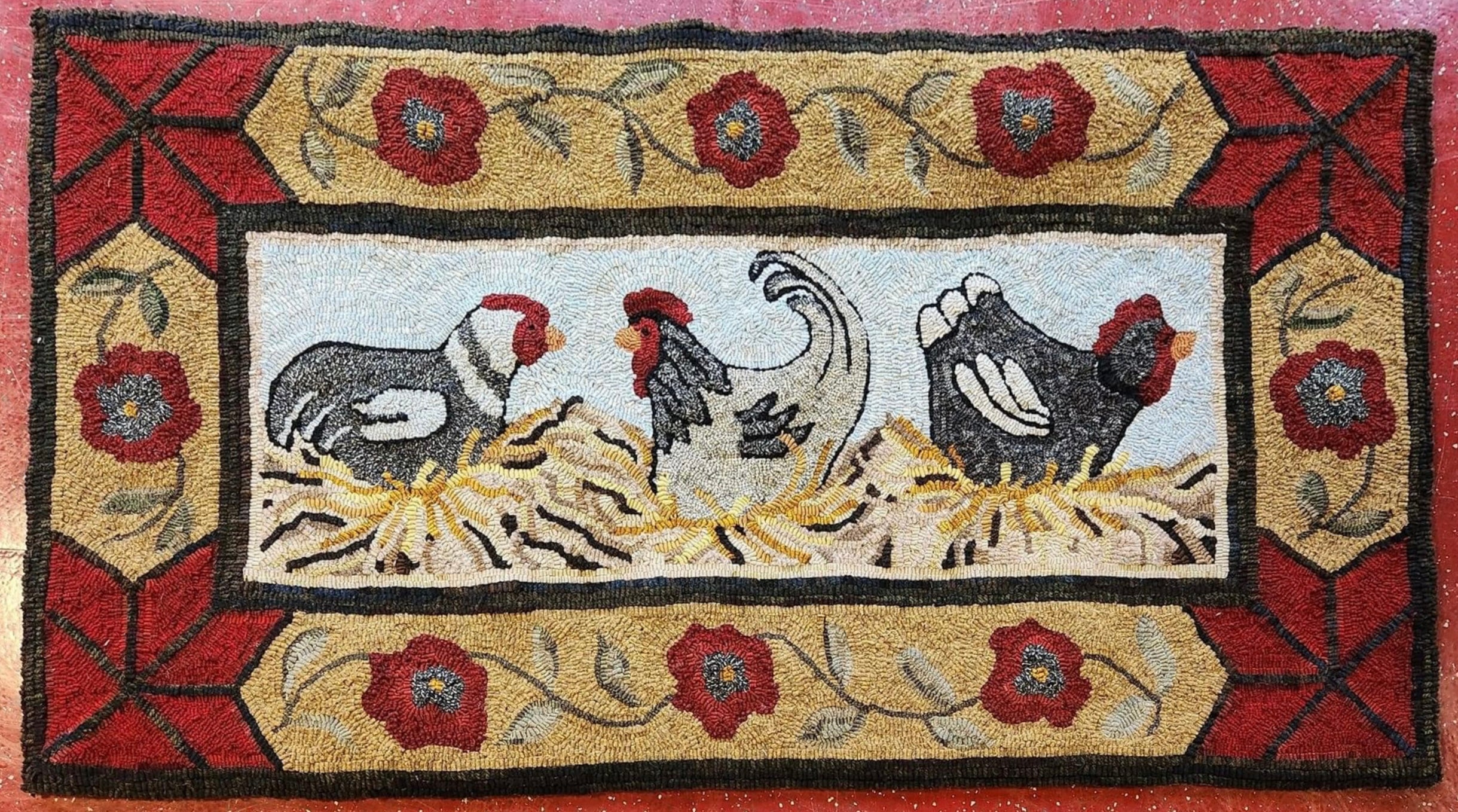 3 Hens Rug Hooking Pattern – Searsport Rug Hooking