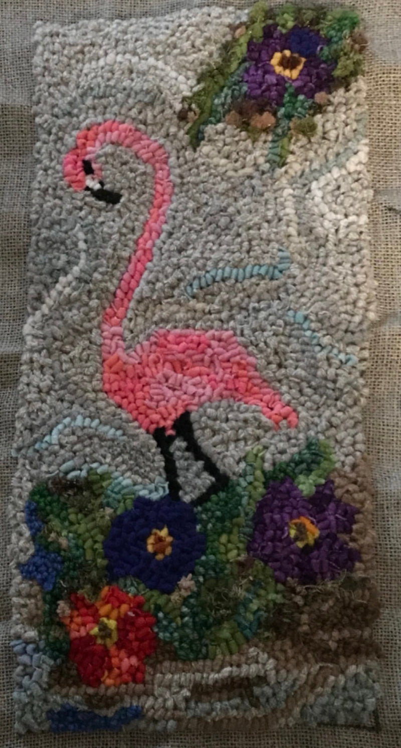 Flirty the Flamingo 8x18