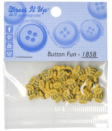 Tiny Bee & Lady Bug Button Packs