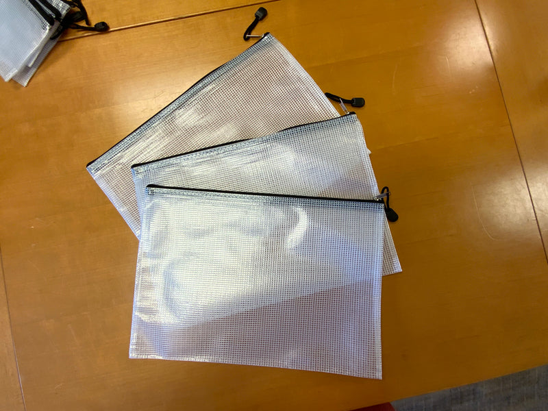 Plain Zipper Project Bags