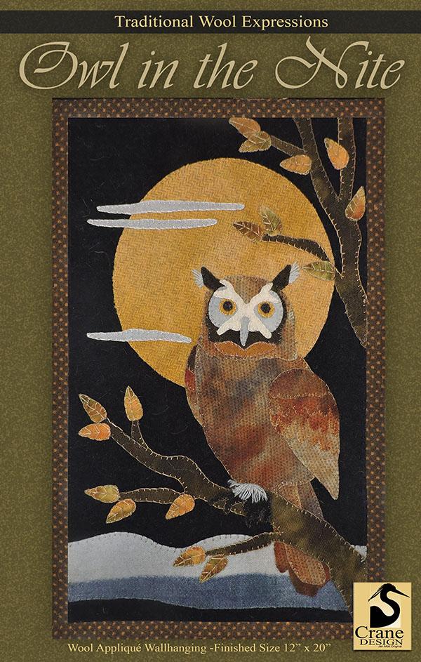 Owl in the Night Searsport Rug Hooking