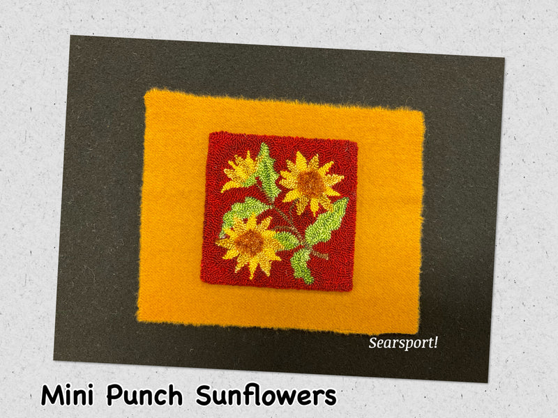 Beginner Sunflower Mini Punch Pattern