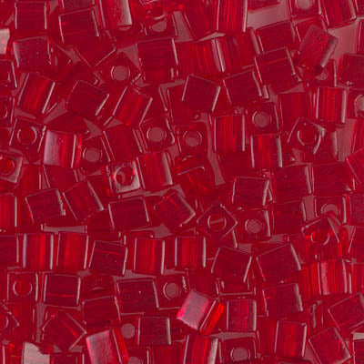 Miyuki 4mm Square Bead Ruby – Searsport Rug Hooking