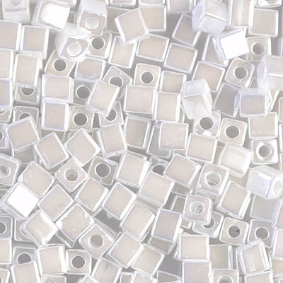 Miyuki 4mm Square Bead White Pearl – Searsport Rug Hooking