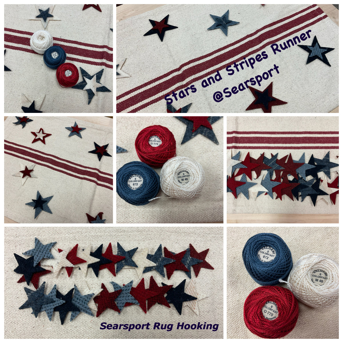 Stars and Stripes Runner – Searsport Rug Hooking
