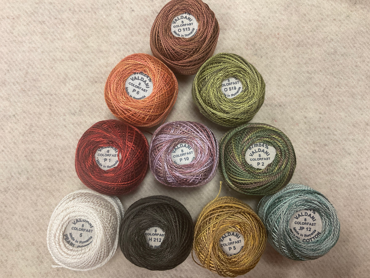 Buckhead Thread Buttermold Thread Pack For Stitching – Searsport Rug Hooking