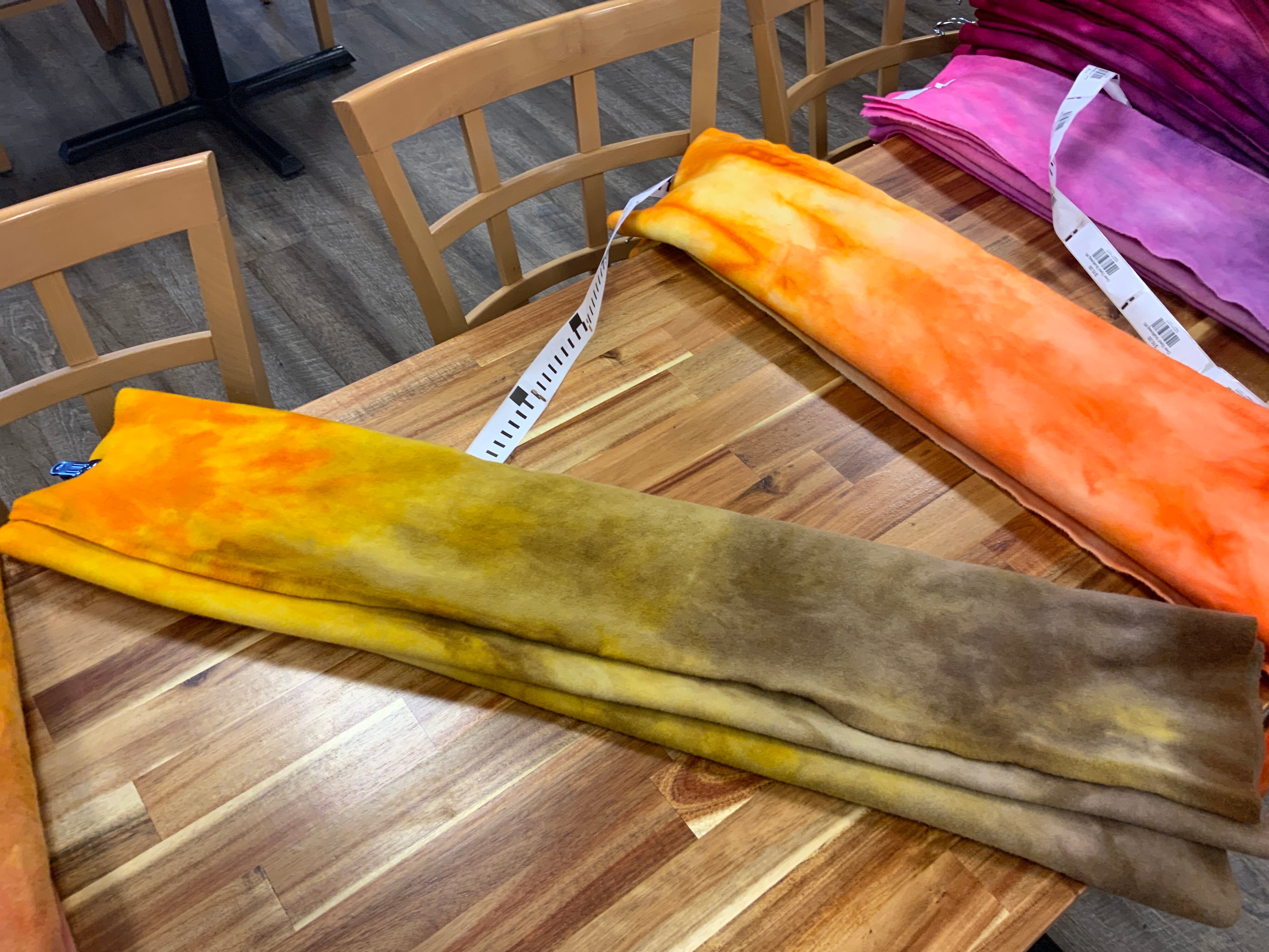 Gold to brown Searsport Rug Hooking