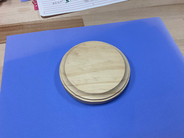 4 inch round wooden disks