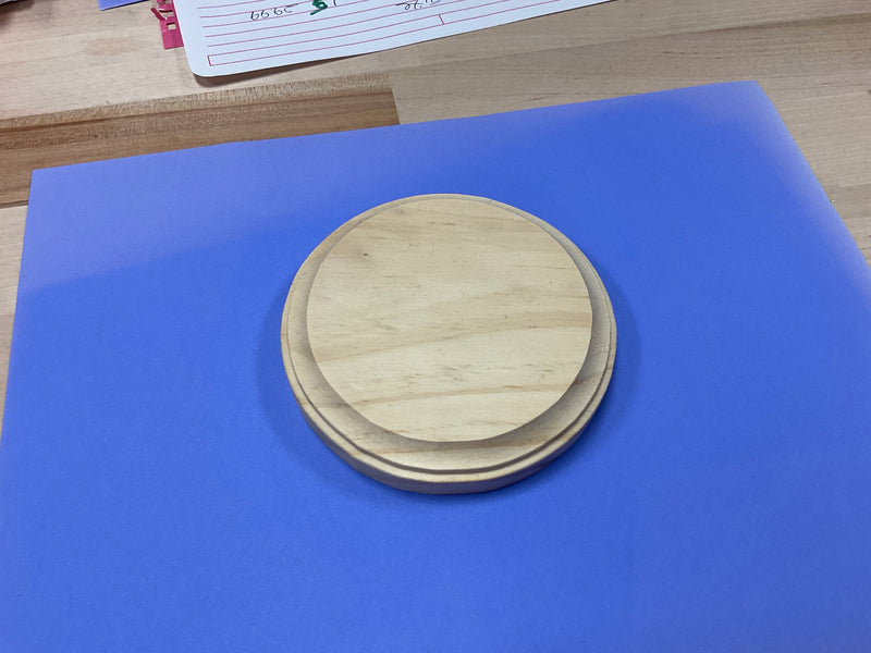 4 inch round wooden disks