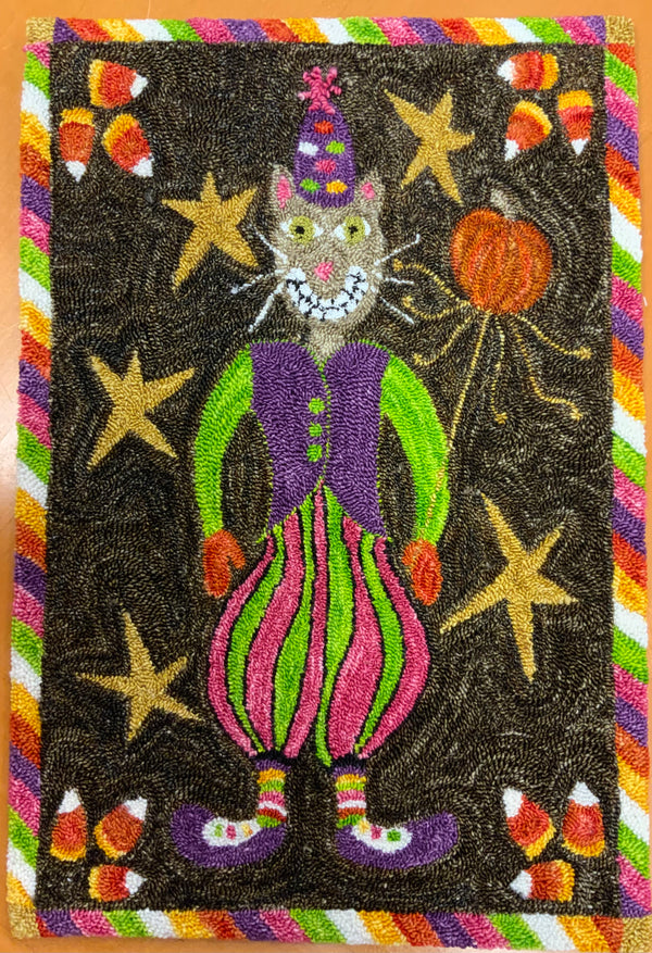 SRH Mini Punch Needle Pattern Chester the Jester 10x13.5