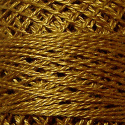 154 Deep Antique Gold Pearl Cotton #8