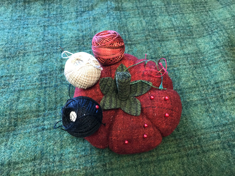 Tomato Pin Cushion by Loops & Threads in Red | Michaels