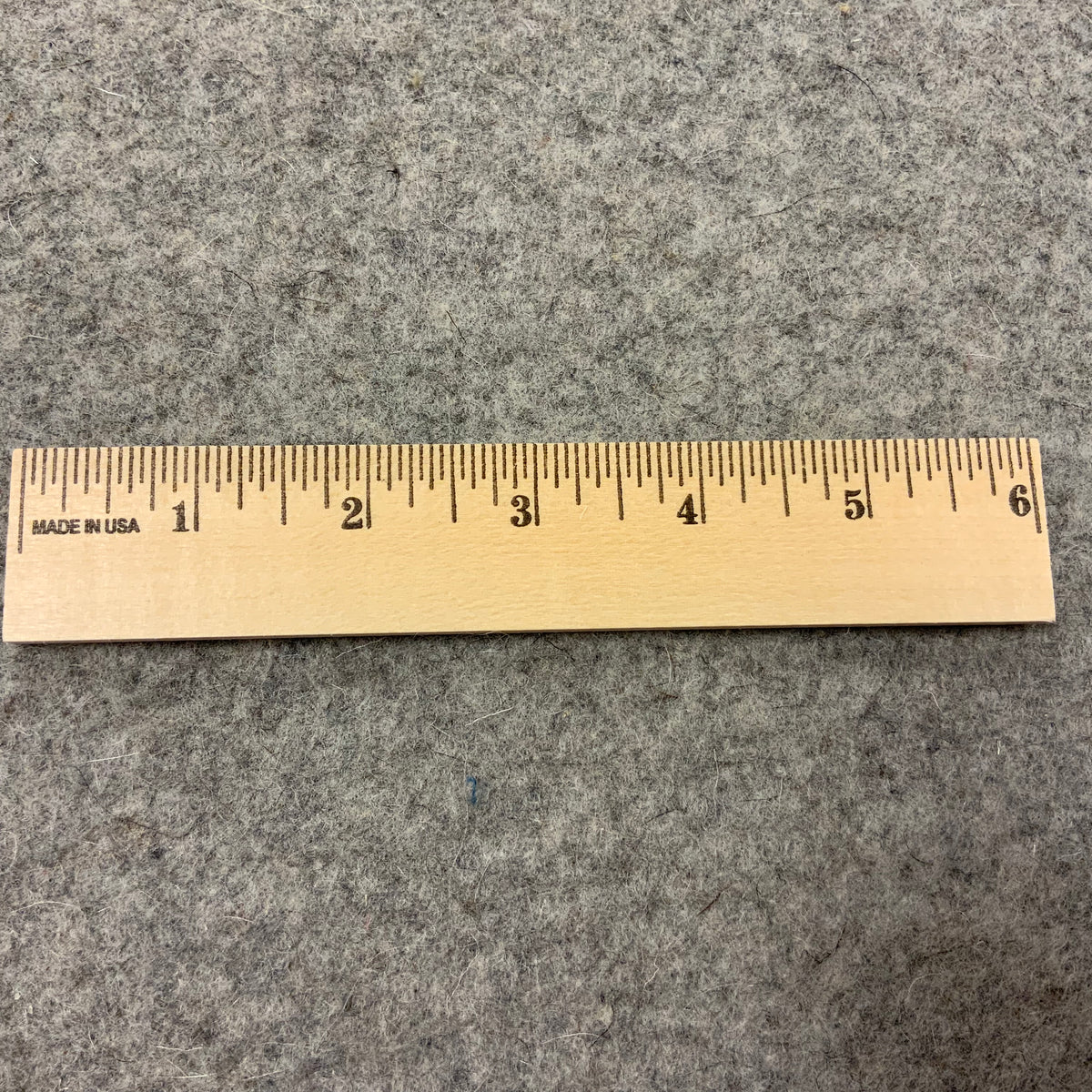 6 inch wooden Ruler – Searsport Rug Hooking