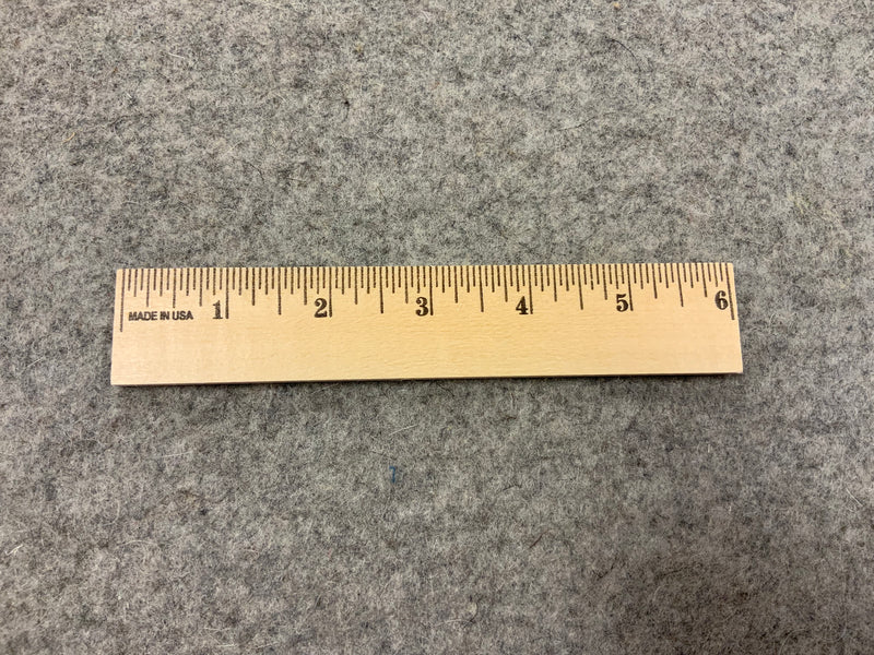 6 inch store wooden ruler