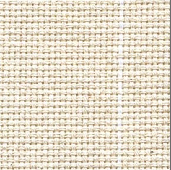 One Yard Cotton Monks Cloth for Rug Hooking, Raw Edges, S202