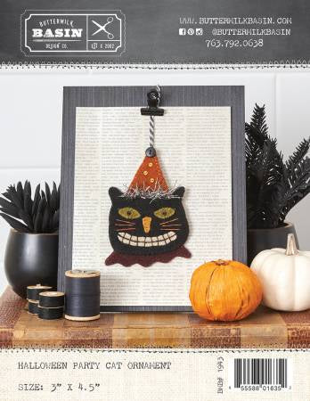 Halloween Party Cat ornament