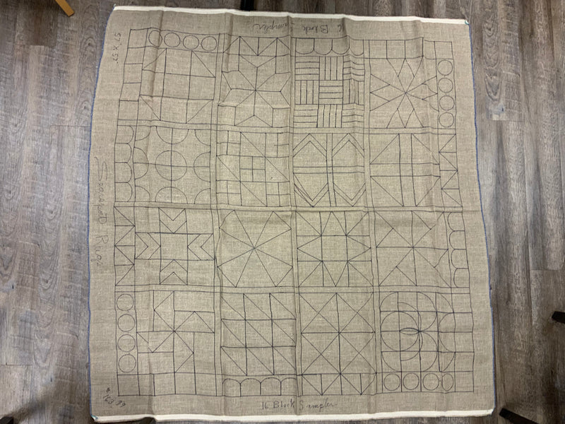 16 Block Geometric Quilt Design