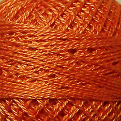 72 Peach Orange Pearl Cotton #8