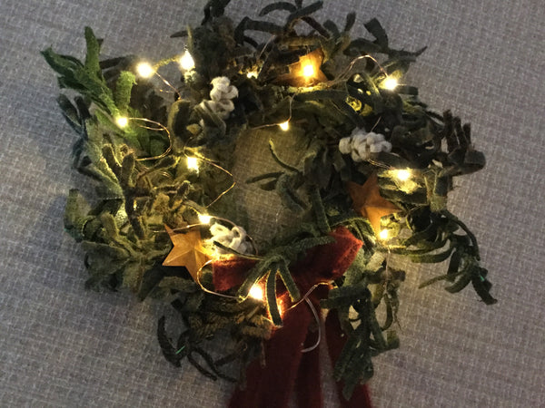 Wooly Christmas Wreath