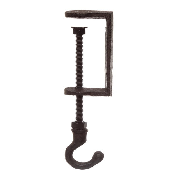Cast Iron Pincushion Clamp with Hook