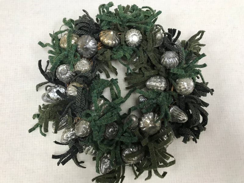 Holiday Mercury ball wreath kit