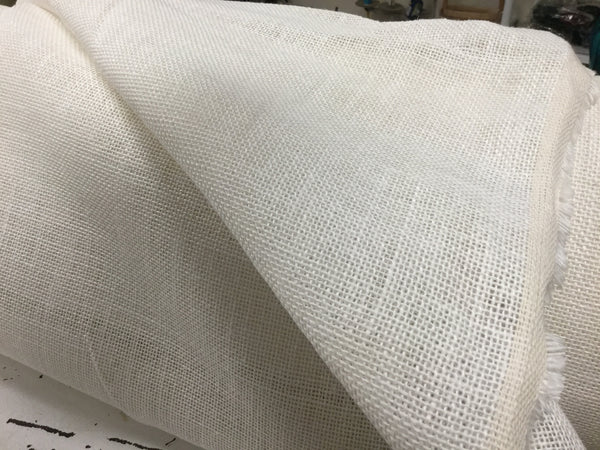 15 yards of White linen