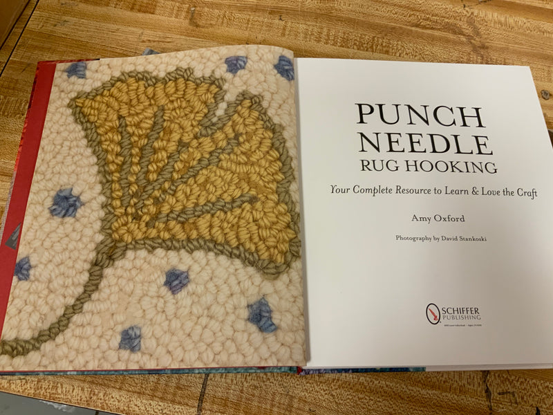 Rug hooking with alternative fibers using the Oxford Punch Needle