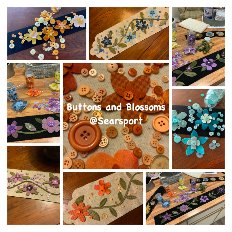 Buttons, Blossoms and Leaves