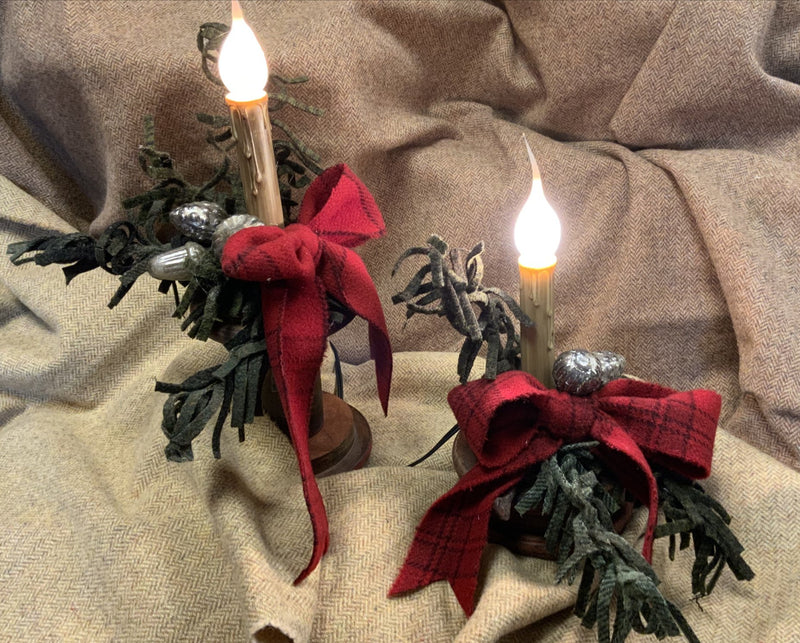 Twisted wool Candle lamps USING YOUR LIGHT