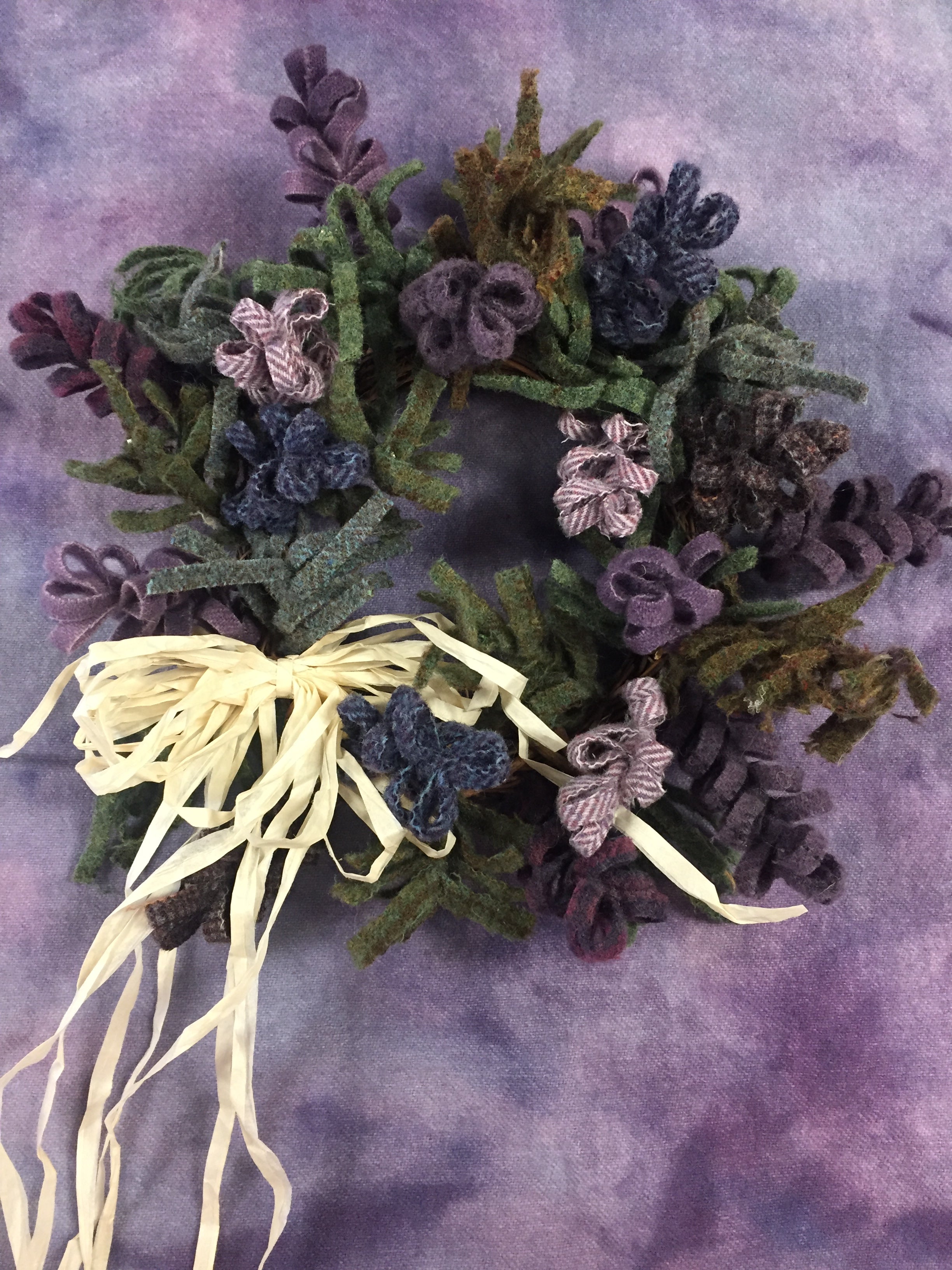 Lavender to Lilacs Wool Bundles Searsport Rug Hooking