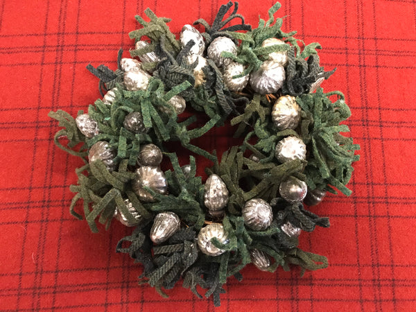 Holiday Mercury ball wreath kit