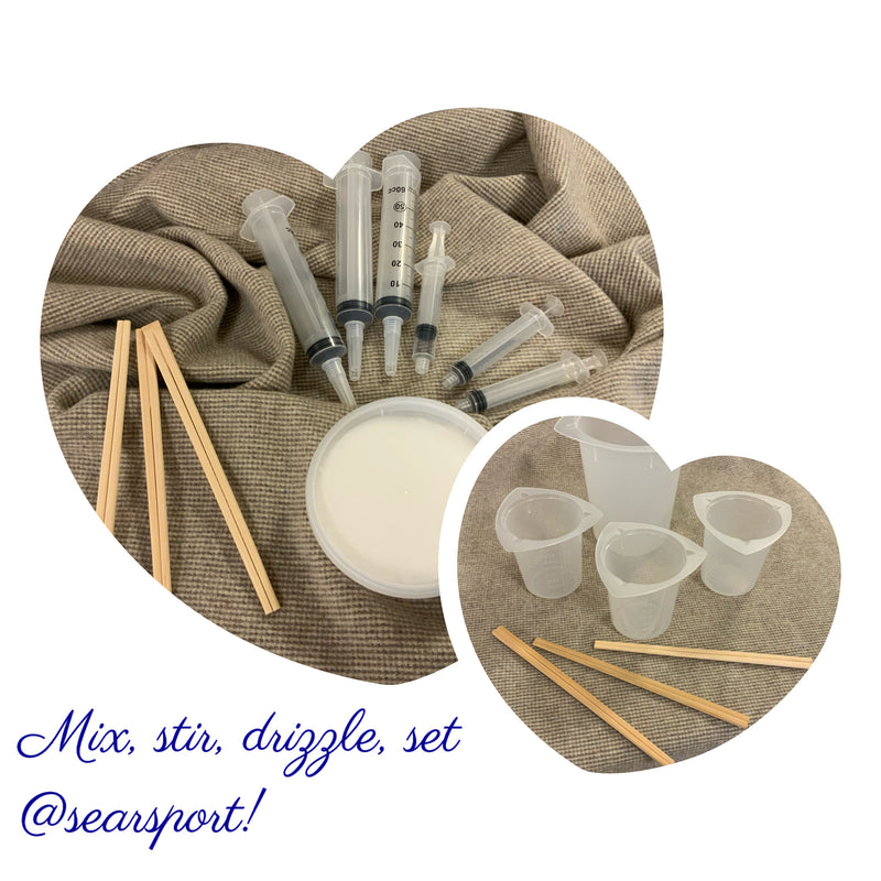 Dyeing accessory set
