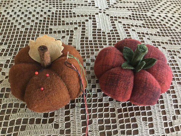 Pumpkin Pin Cushion
