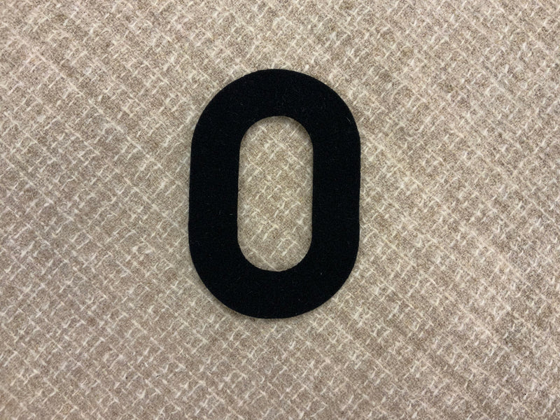 Pre Cut zip code Numbers for Appliqué Searsport Rug Hooking