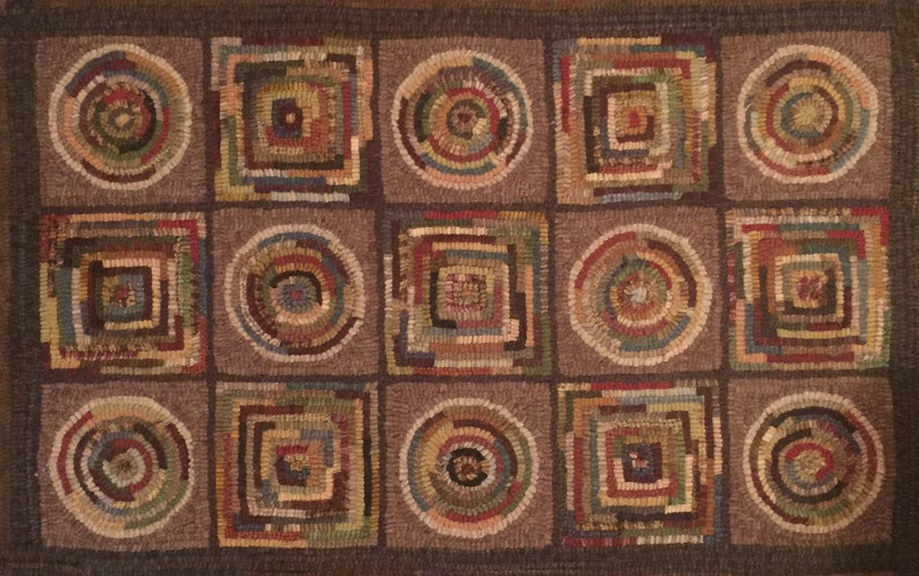 Circles and squares worm buster pattern