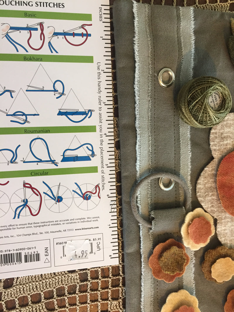 Pocket embroidery guide
