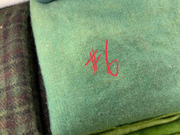 Dyed Green wool #6