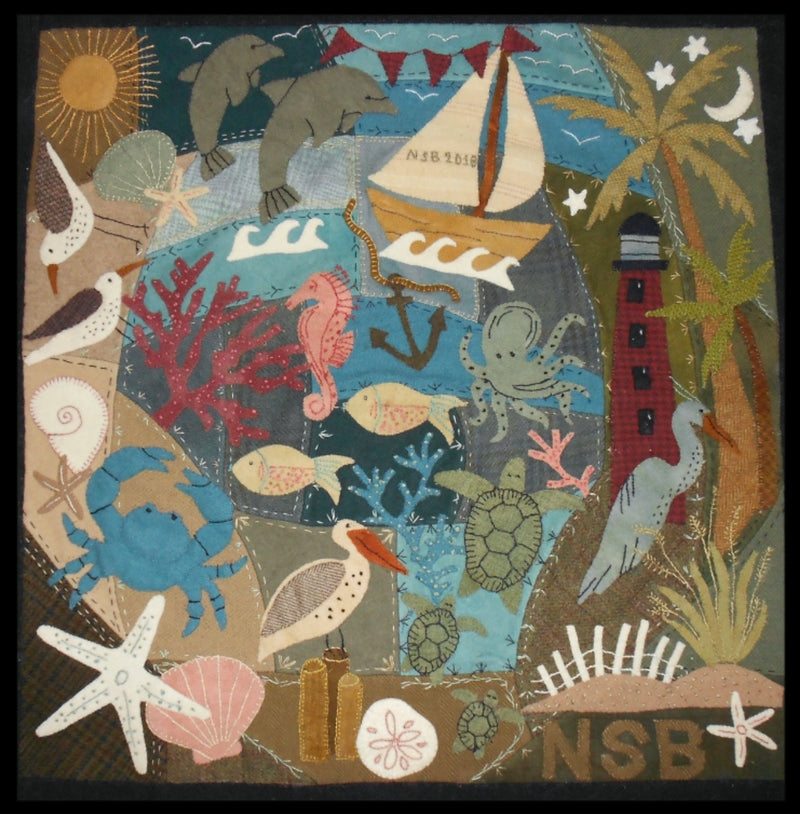 By the Sea Crazy Quilt
