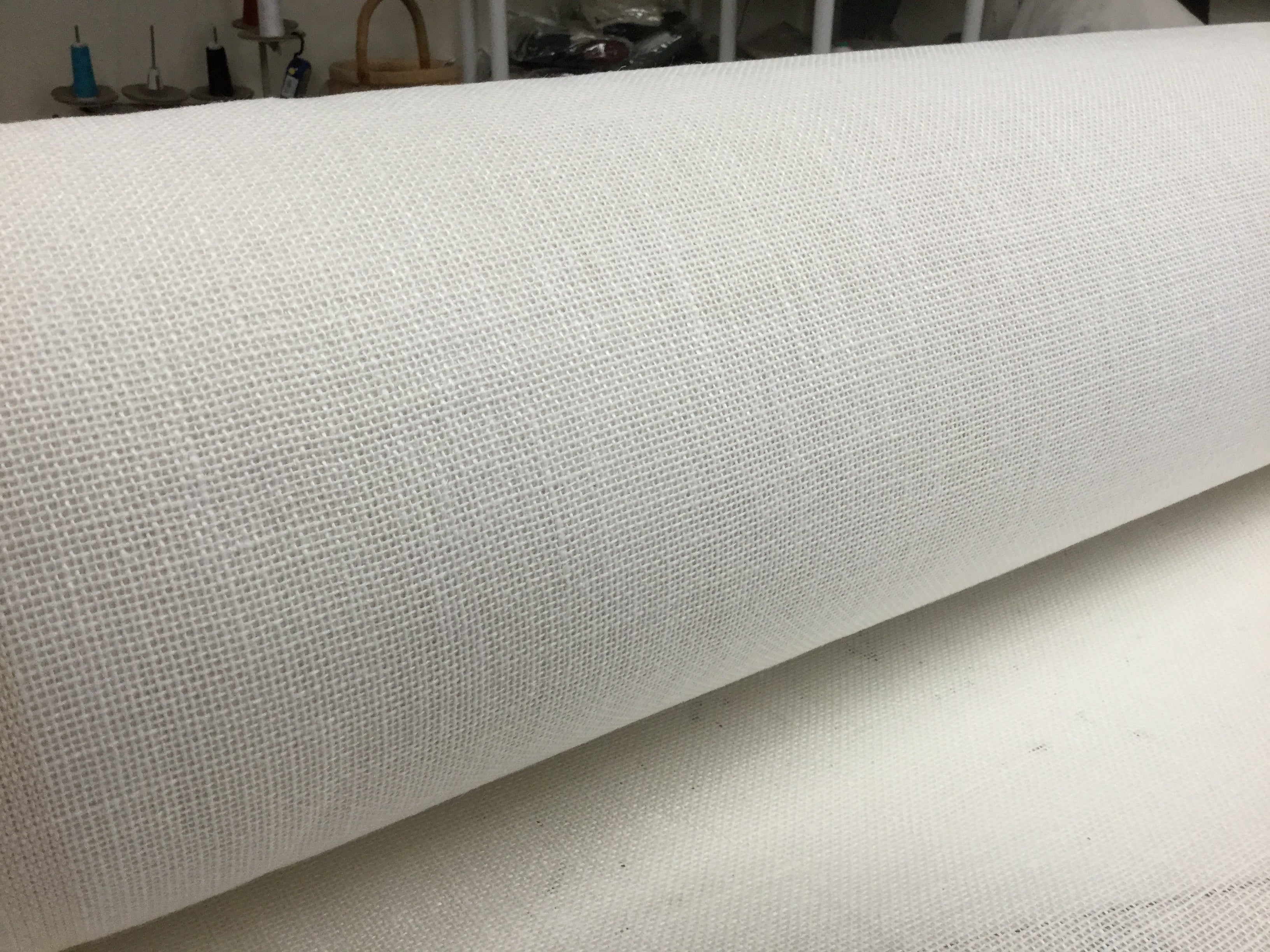 50 Yards White linen 2/25 Bolts Searsport Rug Hooking