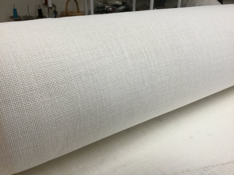 50 Yards White linen 2/25 Bolts