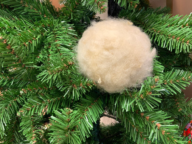 Wool Snow Balls with Hangers